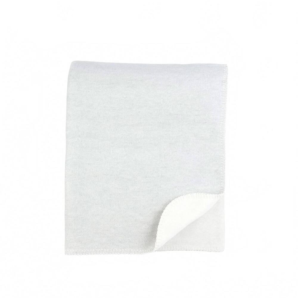 NEW PEACOCK ALLEY cozy cotton blanket in pearl lint